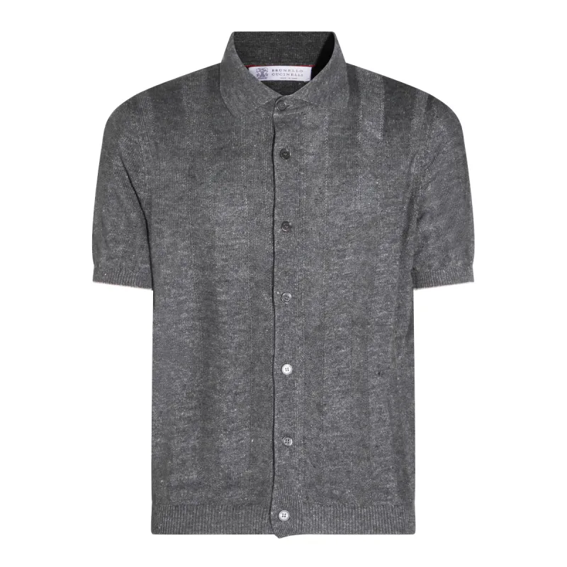 Shirts Dark Grey made by Brunello Cucinelli