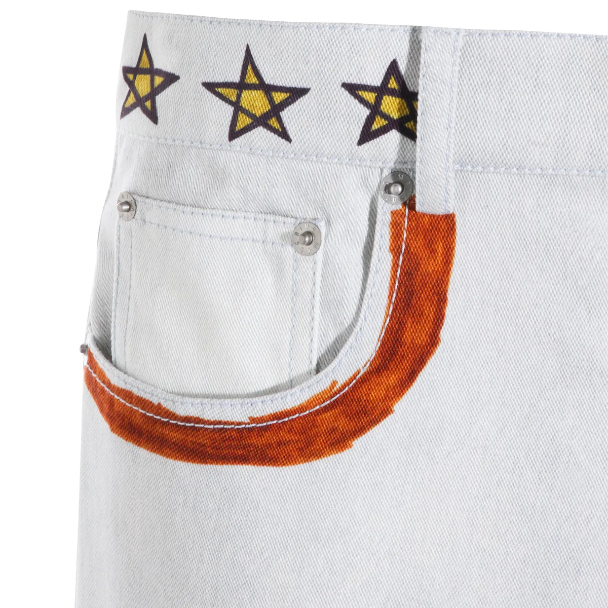 Jeans White sold by Wanan Luxury product image thumbnail 3