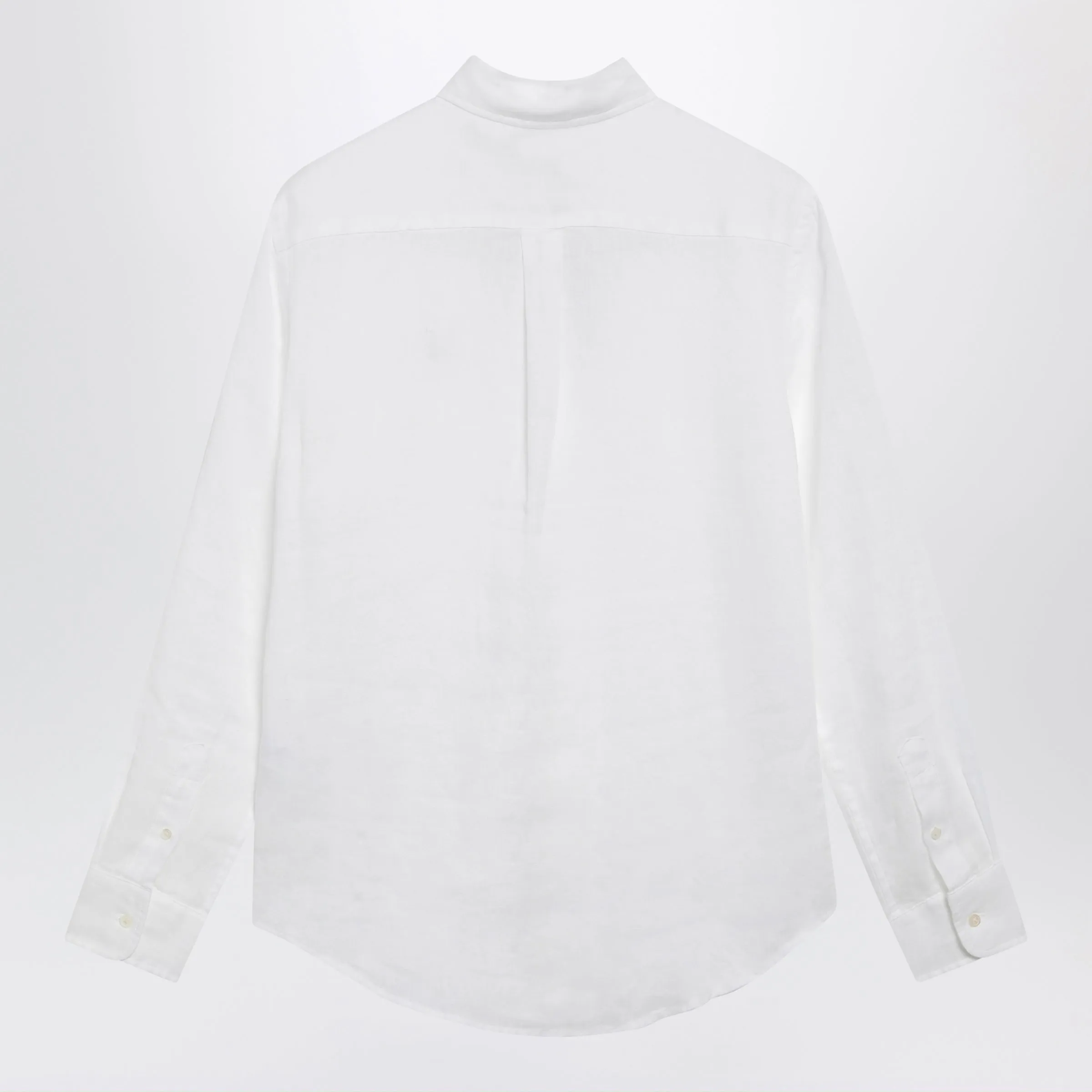 White Linen Classic-Fit Shirt sold by Wanan Luxury product image thumbnail 2