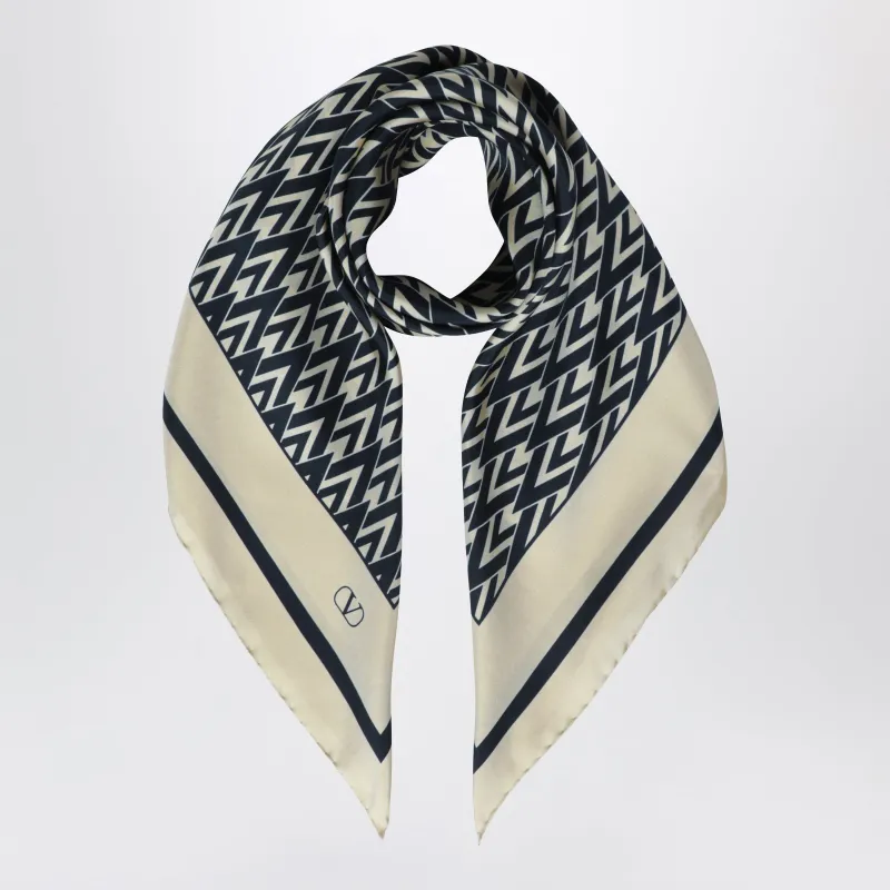 Toute La V Silk Scarf made by Valentino Garavani