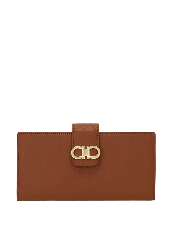 Grained Leather Continental Wallet made by Salvatore Ferragamo
