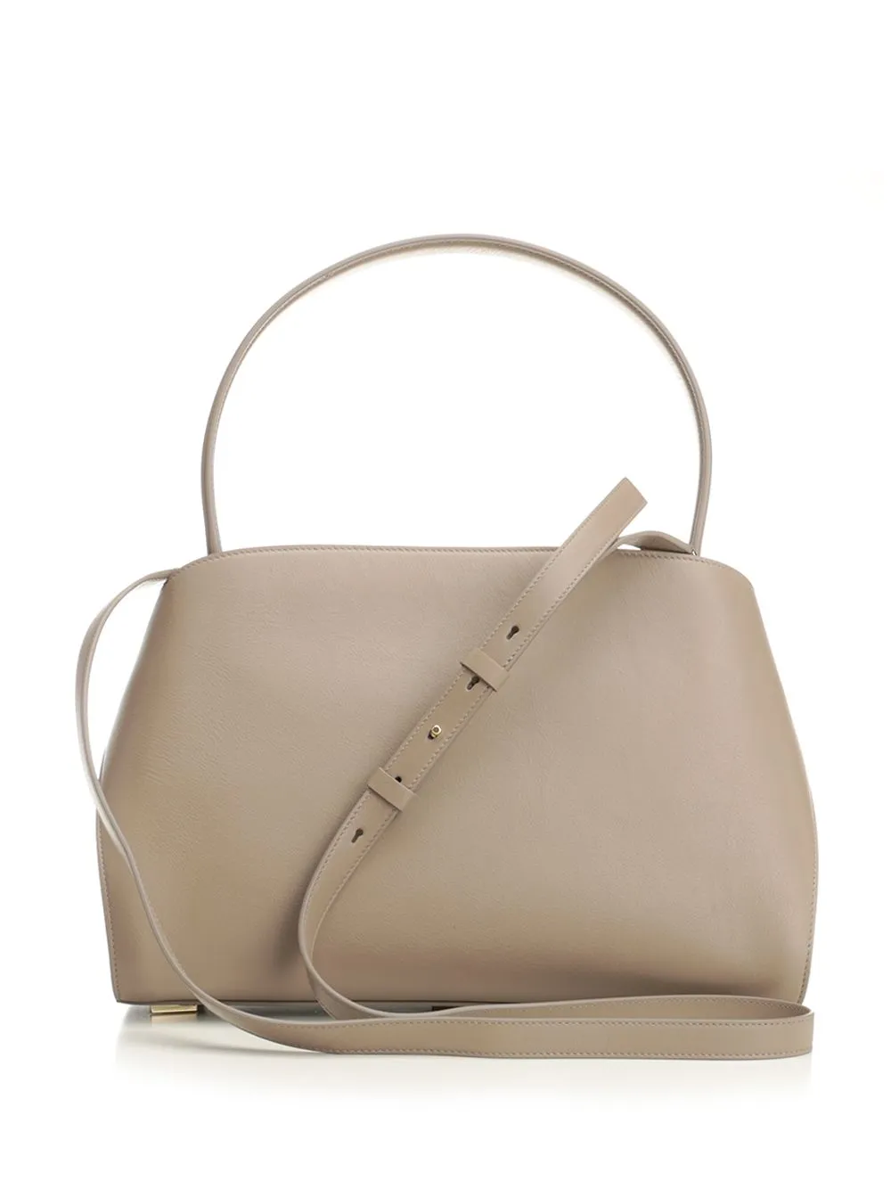 Hug Shulder Small Soft Bicolor Shoulder Bags Beige sold by Wanan Luxury product image thumbnail 3