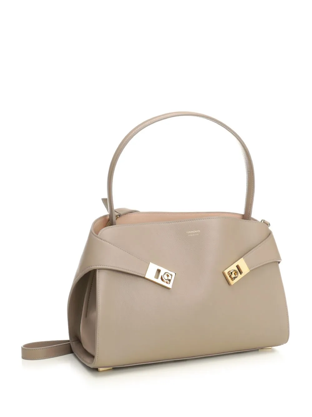 Hug Shulder Small Soft Bicolor Shoulder Bags Beige sold by Wanan Luxury product image thumbnail 2