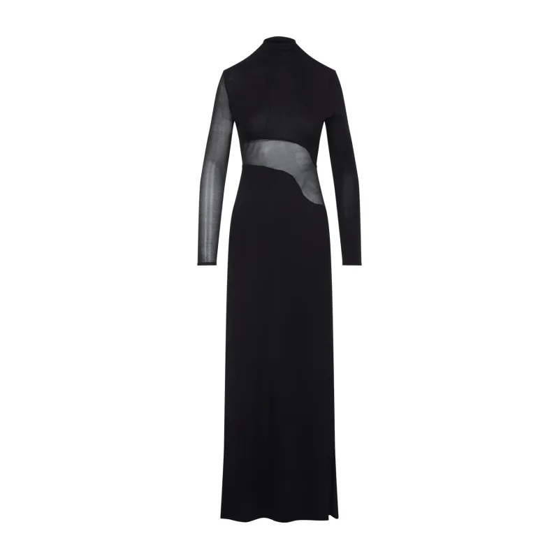 Long Dresses Black made by Alaia