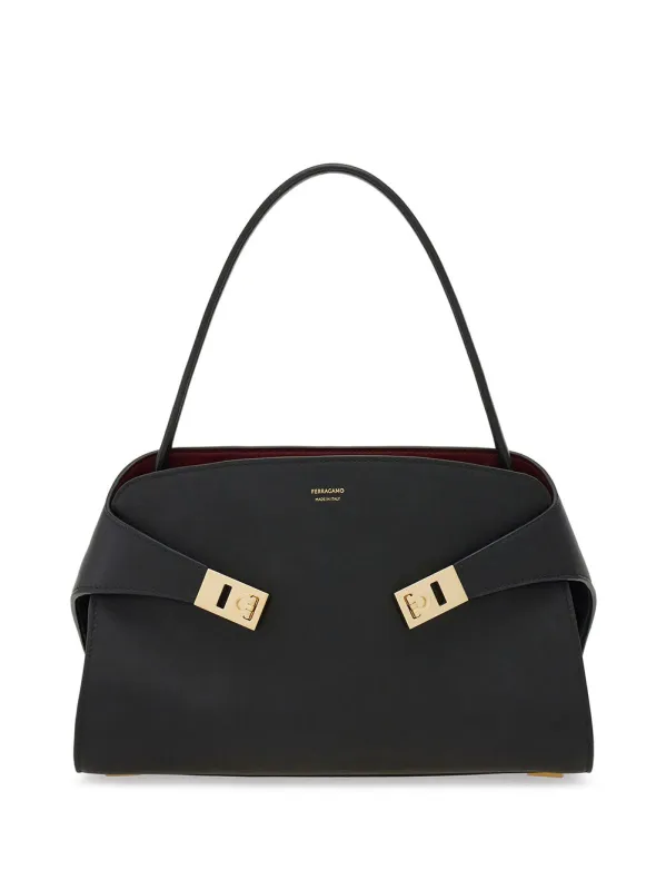 Hug Soft Medium Bicolor Shoulder Bag made by Salvatore Ferragamo