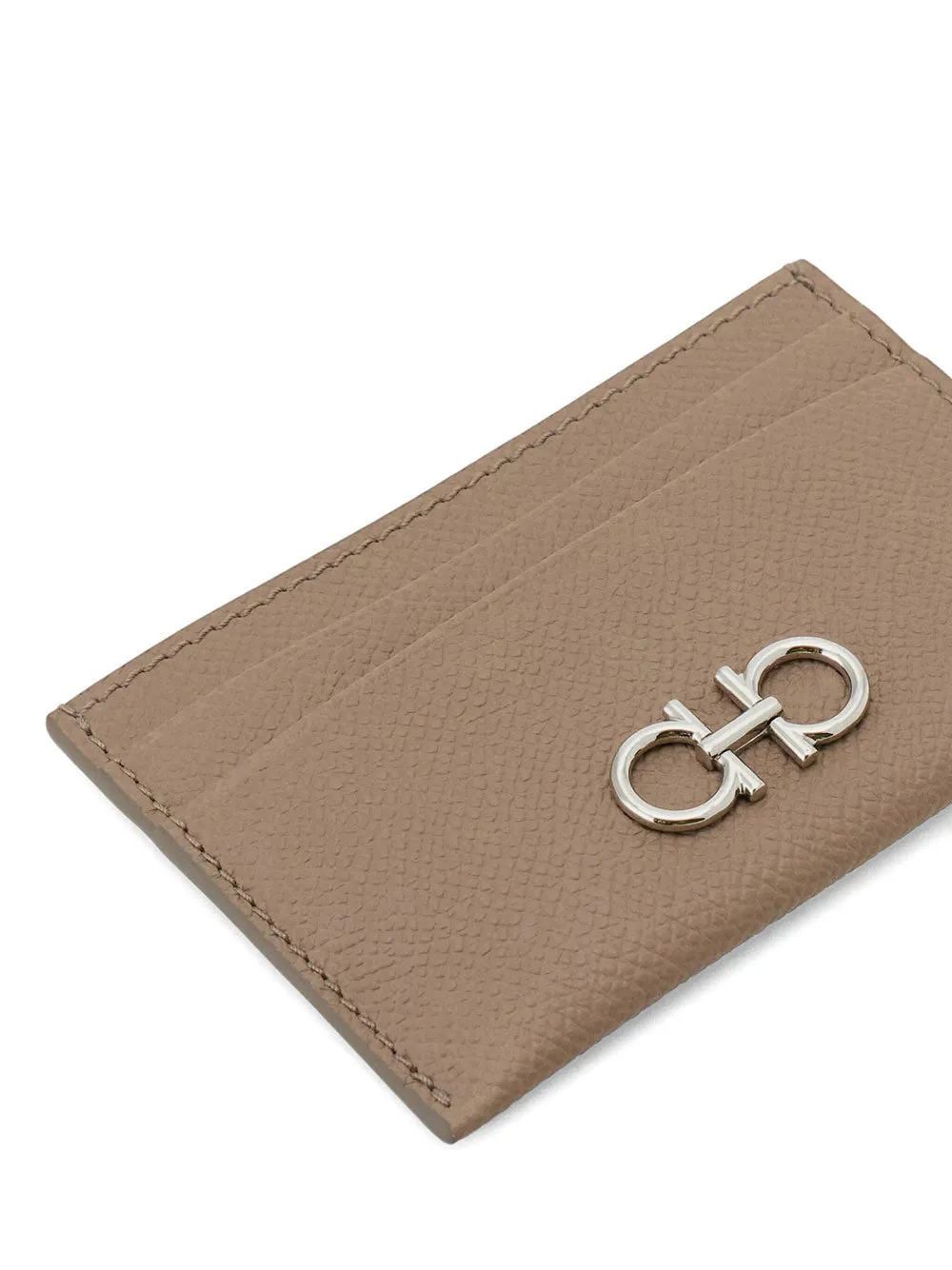 Gancini Grained Leather Card Holder sold by Wanan Luxury product image thumbnail 4