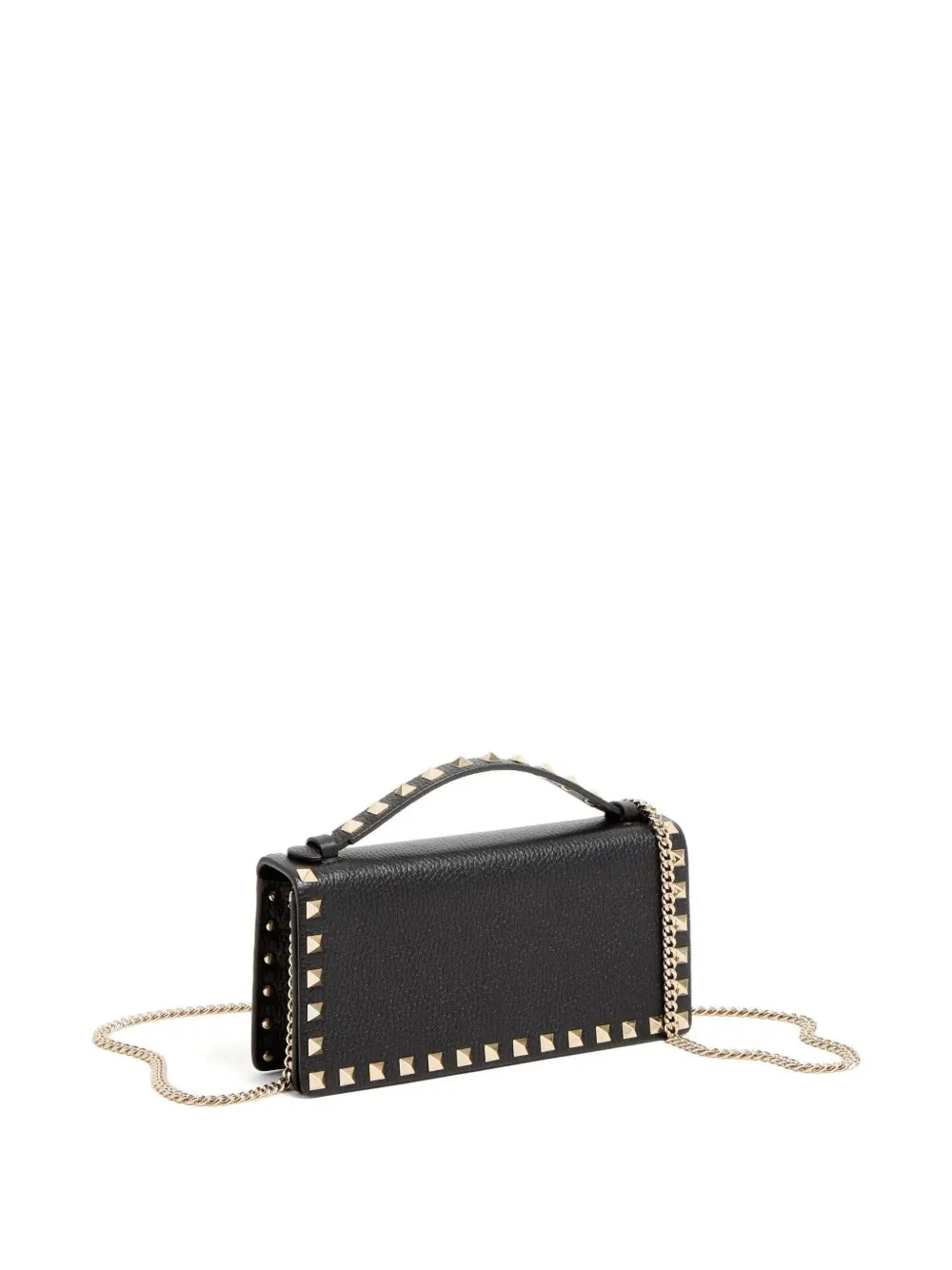Rockstud Grainy Leather Wallet With Detachable Chain sold by Wanan Luxury product image thumbnail 5