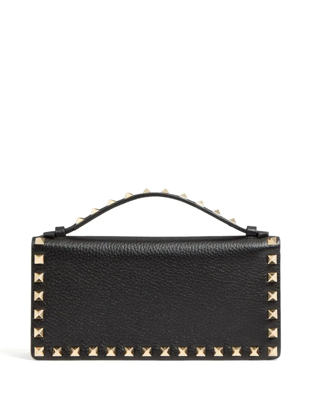 Rockstud Grainy Leather Wallet With Detachable Chain sold by Wanan Luxury product image thumbnail 4