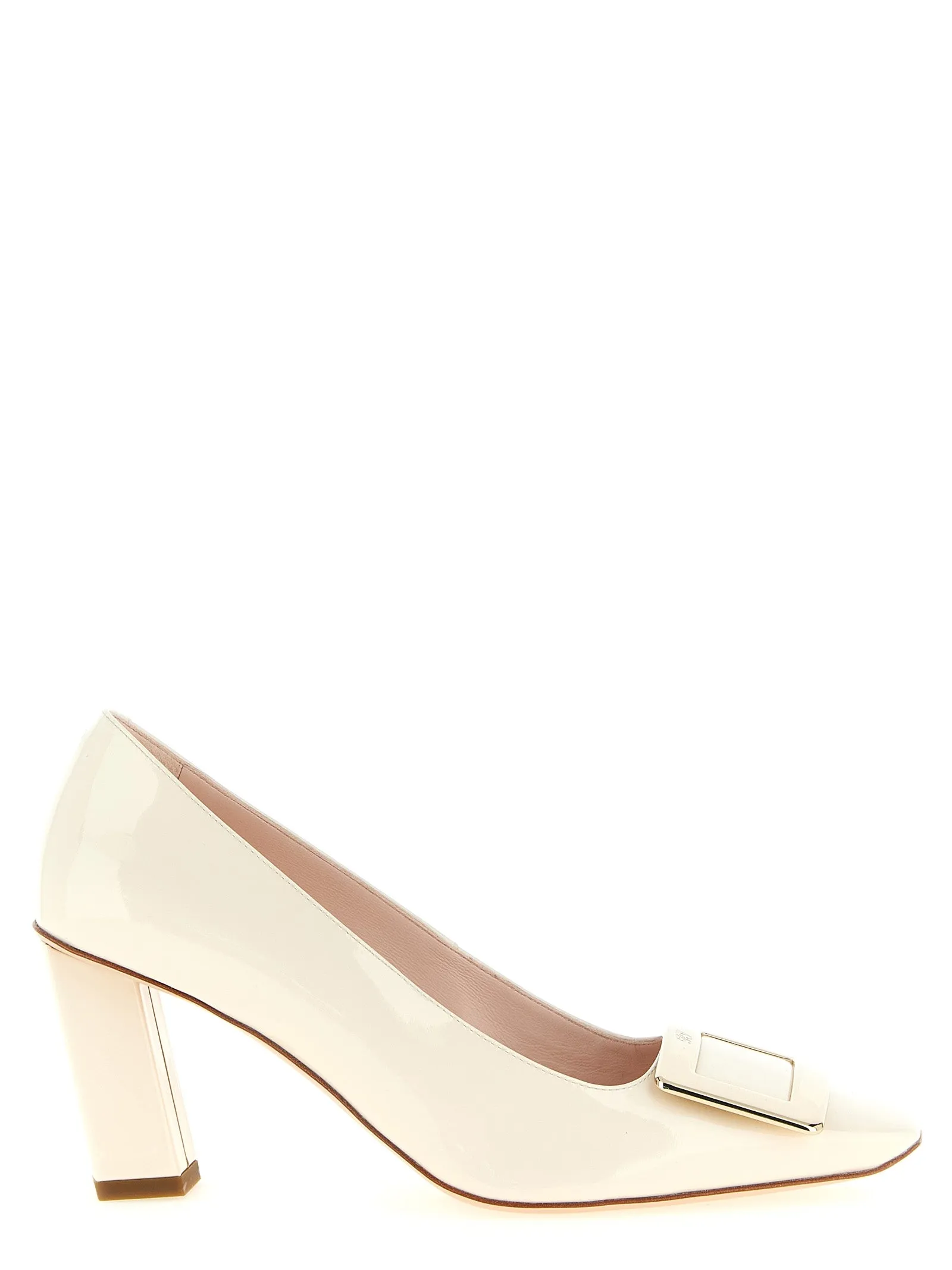 Belle Vivier Pumps White sold by Wanan Luxury