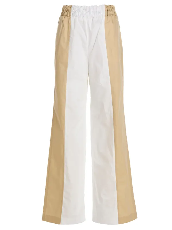 Loose Leg Two-Color Pants Multicolor made by Fabiana Filippi