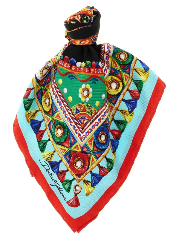 Carretto Scarves And Foulards Multicolor made by Dolce & Gabanna