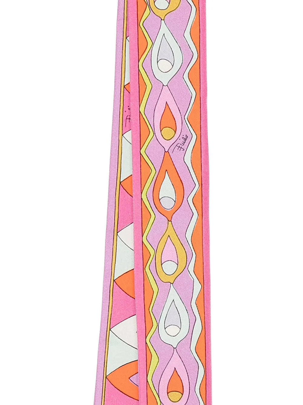 Mixed Print Silk Twill Scarf sold by Wanan Luxury product image thumbnail 2