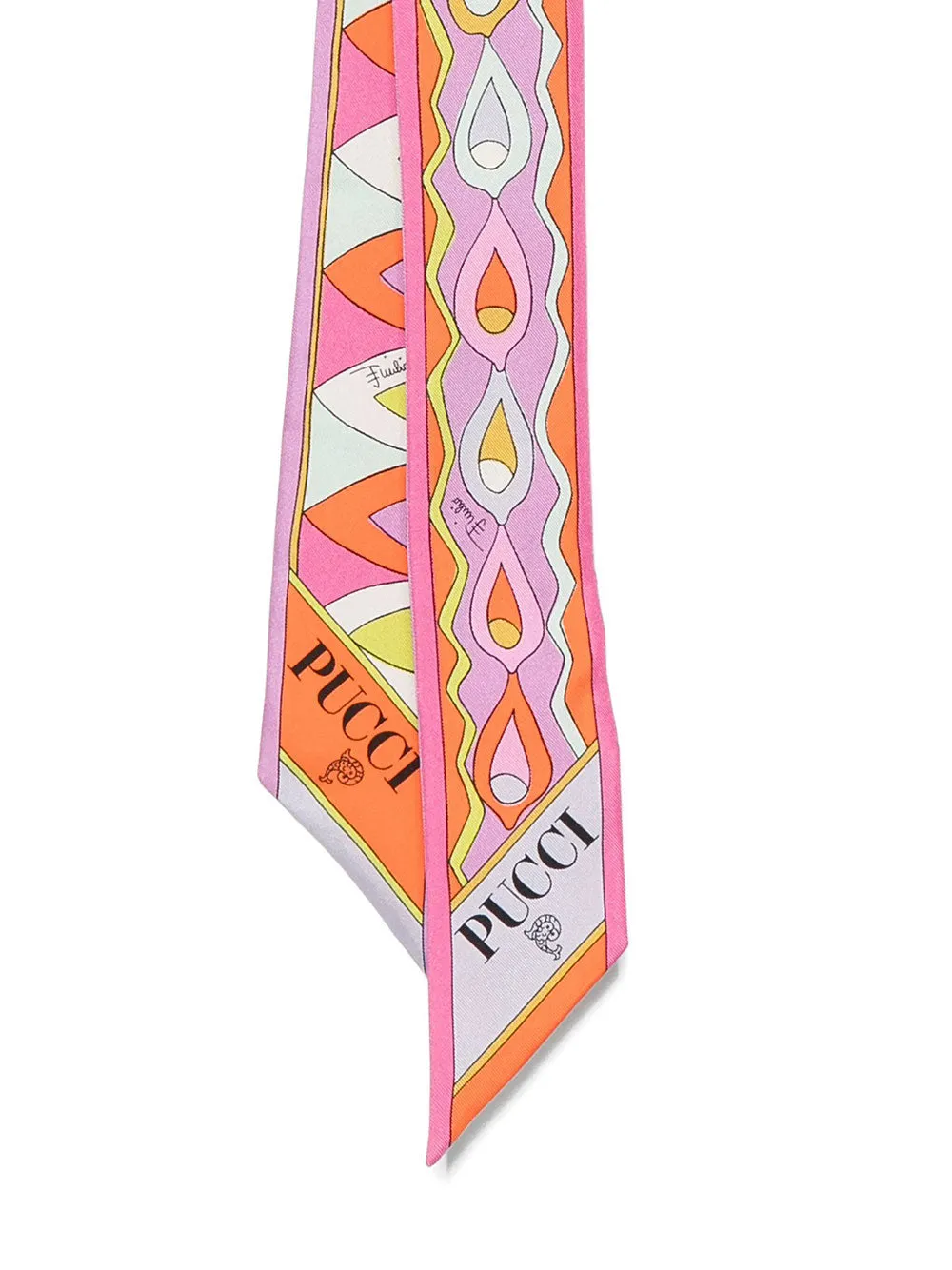 Mixed Print Silk Twill Scarf sold by Wanan Luxury product image thumbnail 3