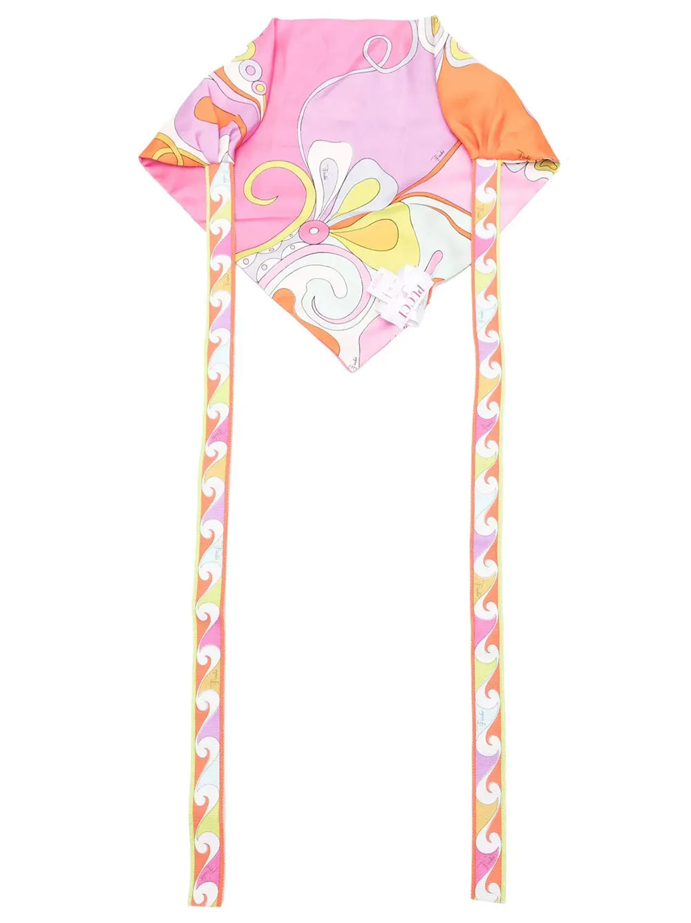 Orchidee Print Silk Bandana sold by Wanan Luxury