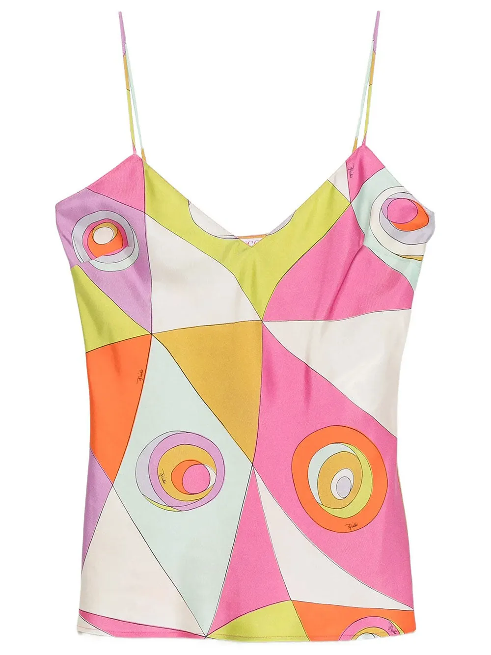 Occhi Print Silk Top sold by Wanan Luxury