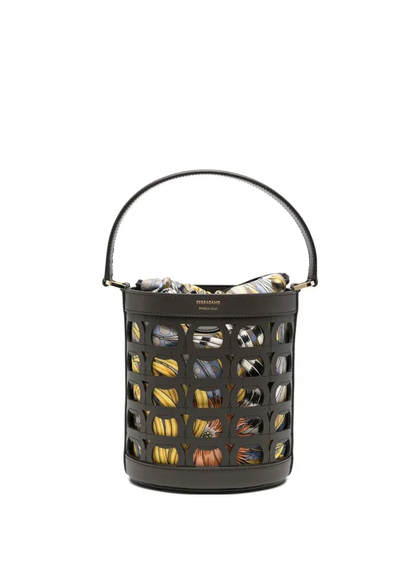 Gancini Laser Xs Bucket Bag made by Salvatore Ferragamo