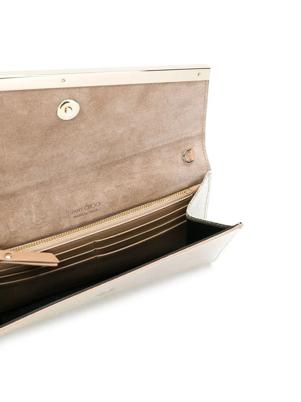 Emmie Leather Glitter Pouch sold by Wanan Luxury product image thumbnail 5