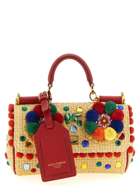 My Sicily Hand Bags Multicolor made by Dolce & Gabanna