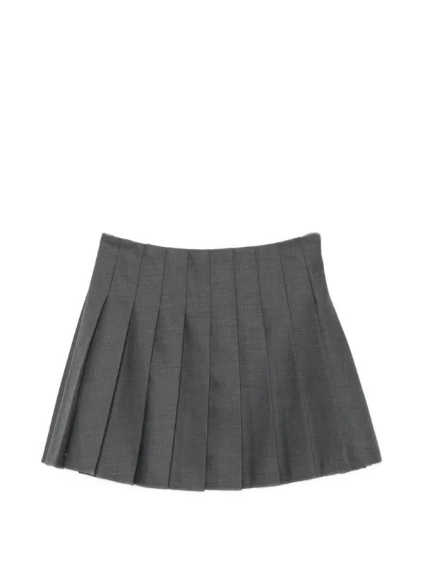 Wool Pleated Mini Skirt made by Self-Portrait