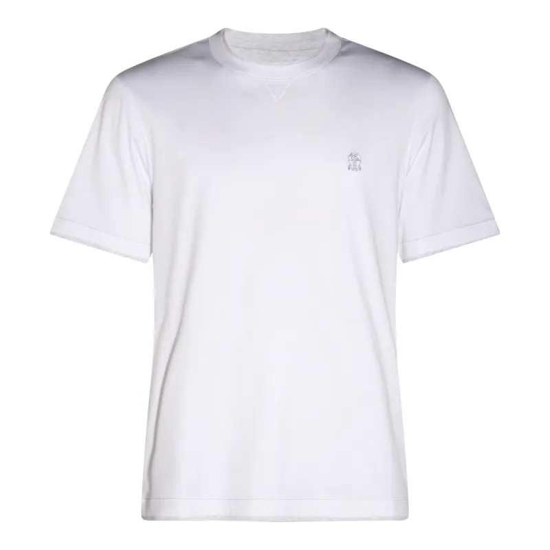 T-Shirts And Polos White made by Brunello Cucinelli