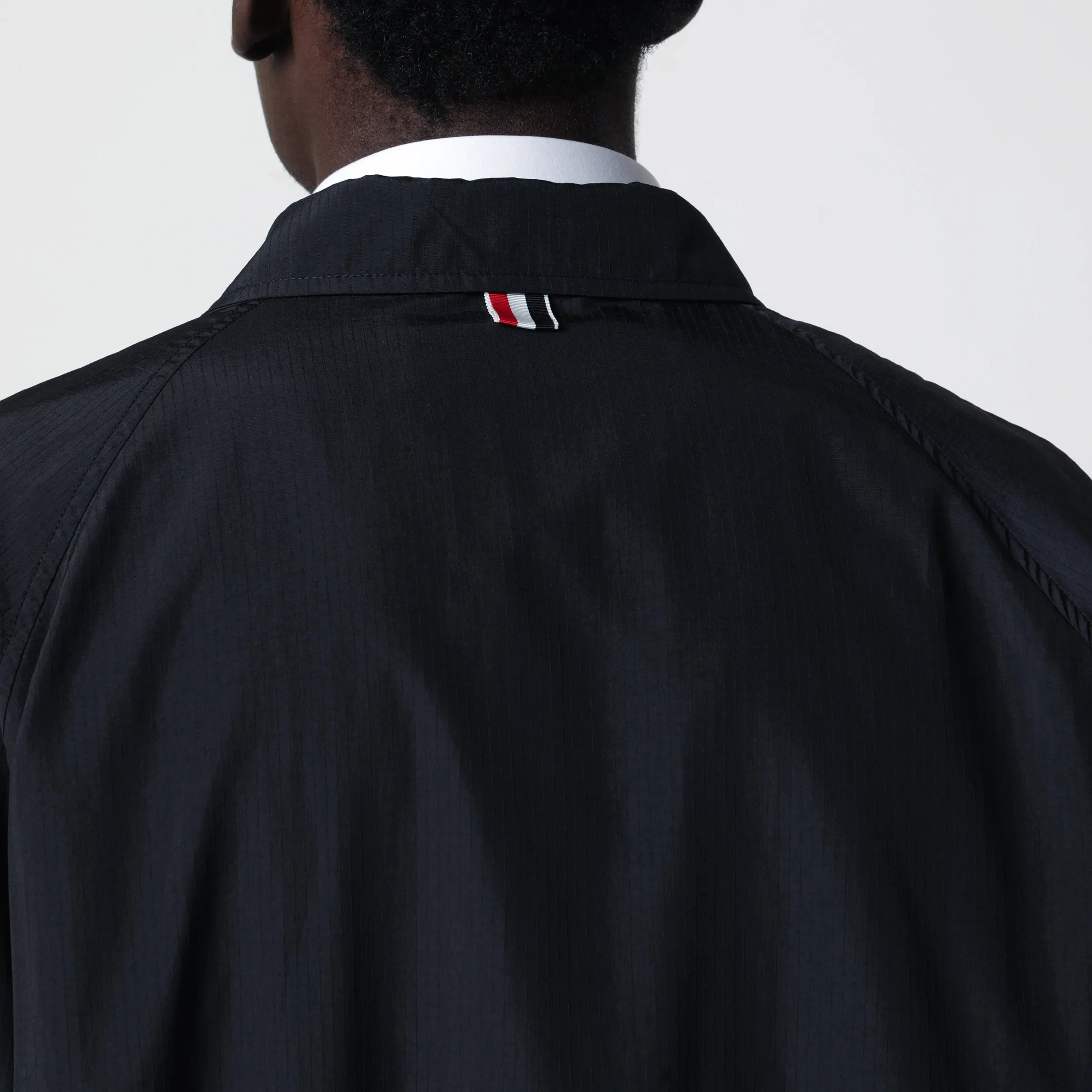 Lightweight Navy Blue Zip-Up Jacket sold by Wanan Luxury product image thumbnail 2