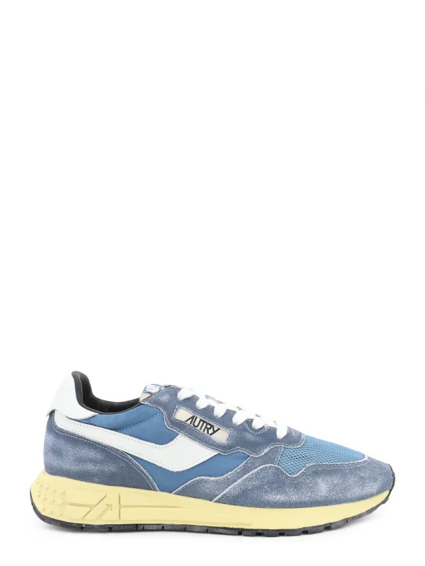 Reelwind Low Mesh And Suede Sneakers made by Autry