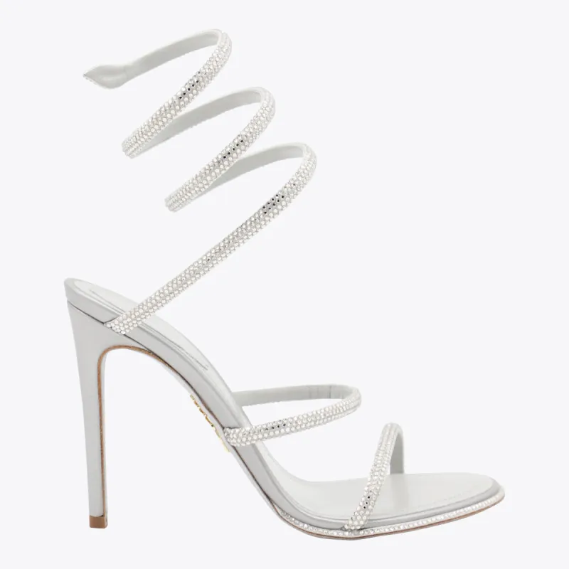 Sandals Silver made by Rene Caovilla