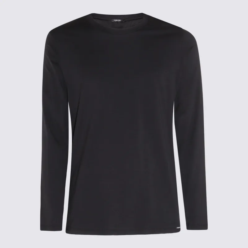 T-Shirts And Polos Black made by Tom Ford