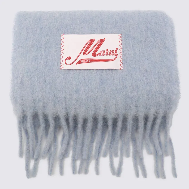 Scarfs Iris Blue made by Marni