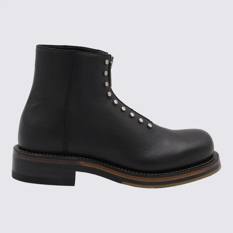Boots Blacks And Greys made by Alexander McQueen