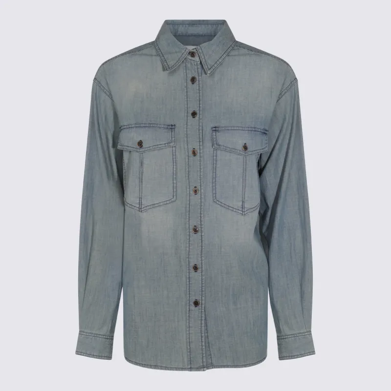 Shirts Blue made by Wanan Luxury