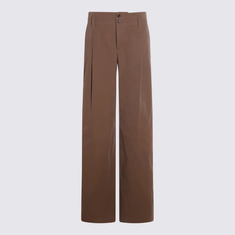 Trousers Mustard Brown made by Chloe