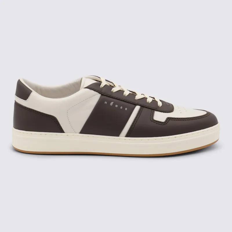 Sneakers Brown-White made by Hogan