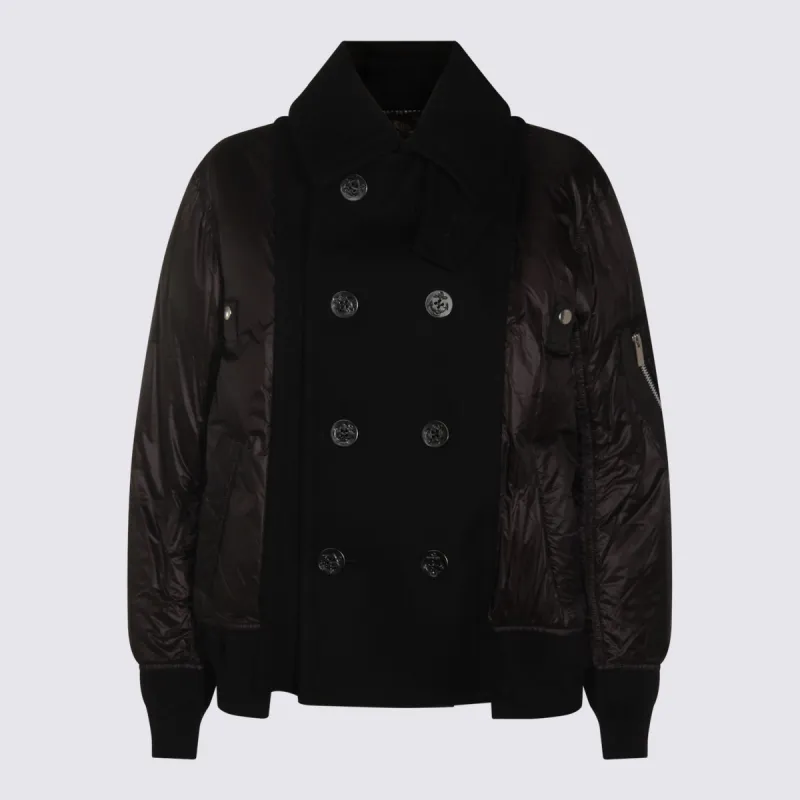 Coats Blacks And Greys made by Sacai