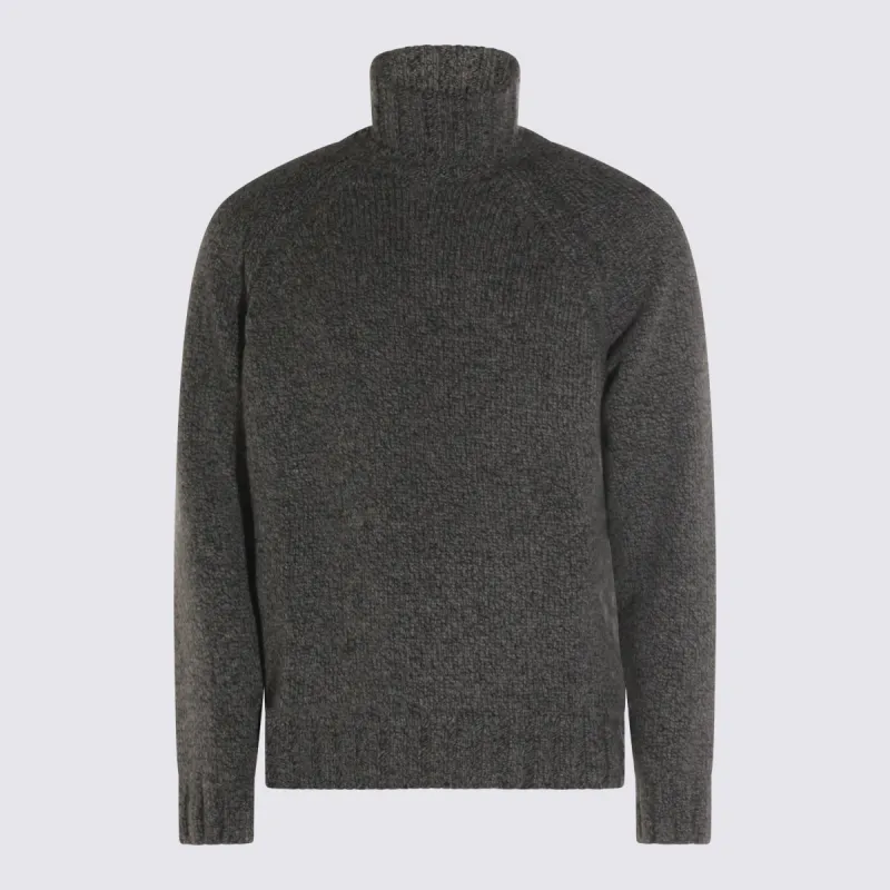 Sweaters Dark Grey made by Ermenegildo Zegna