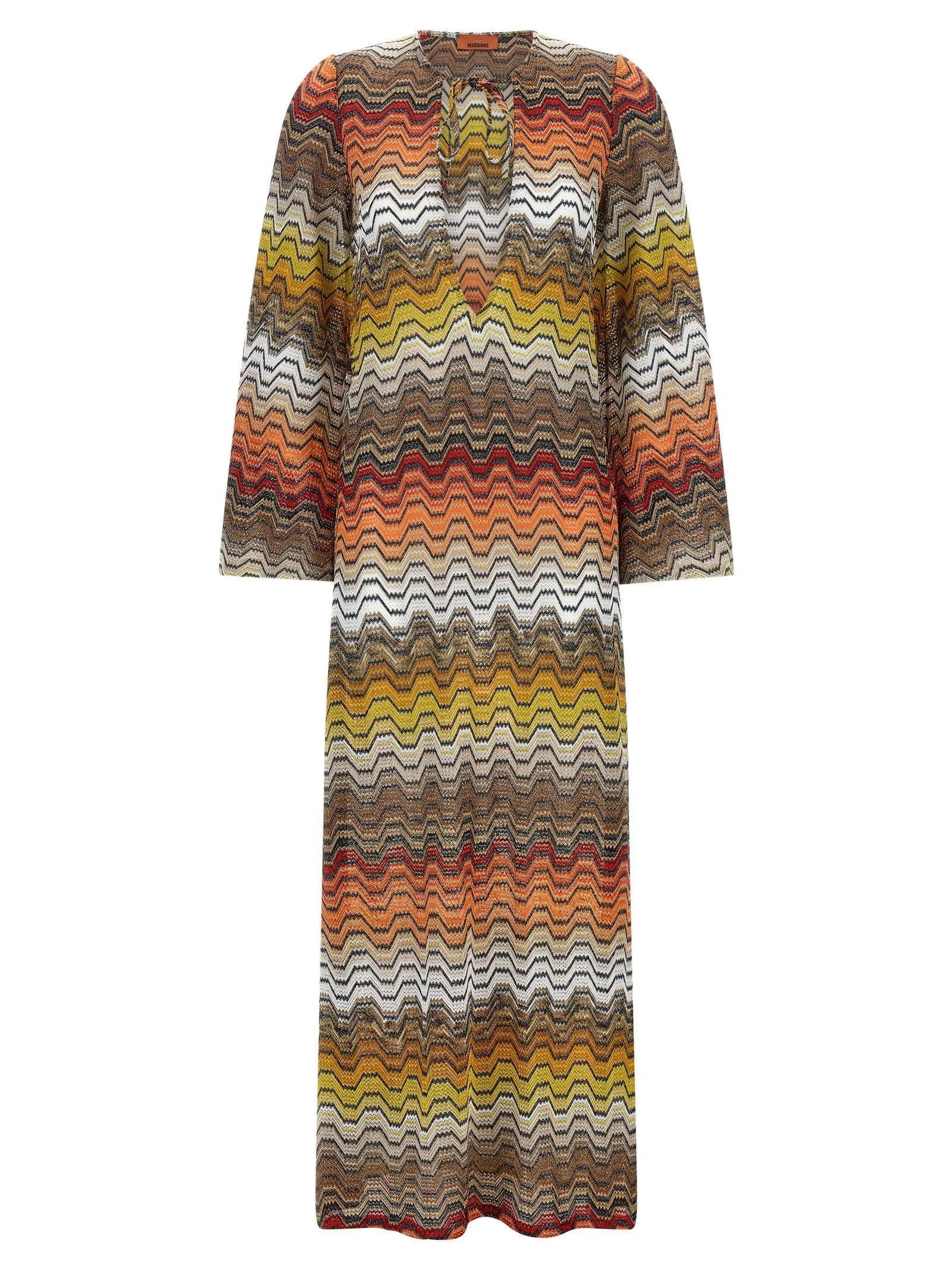 Greek Motif Cover-Up Dress Beachwear Multicolor sold by Wanan Luxury