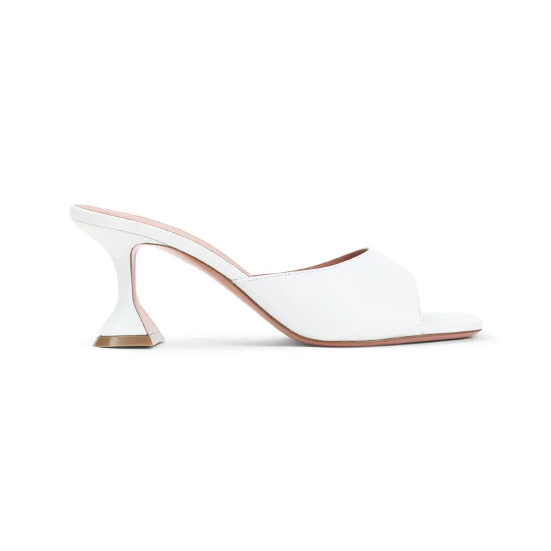 Pumps White made by Amina Muaddi