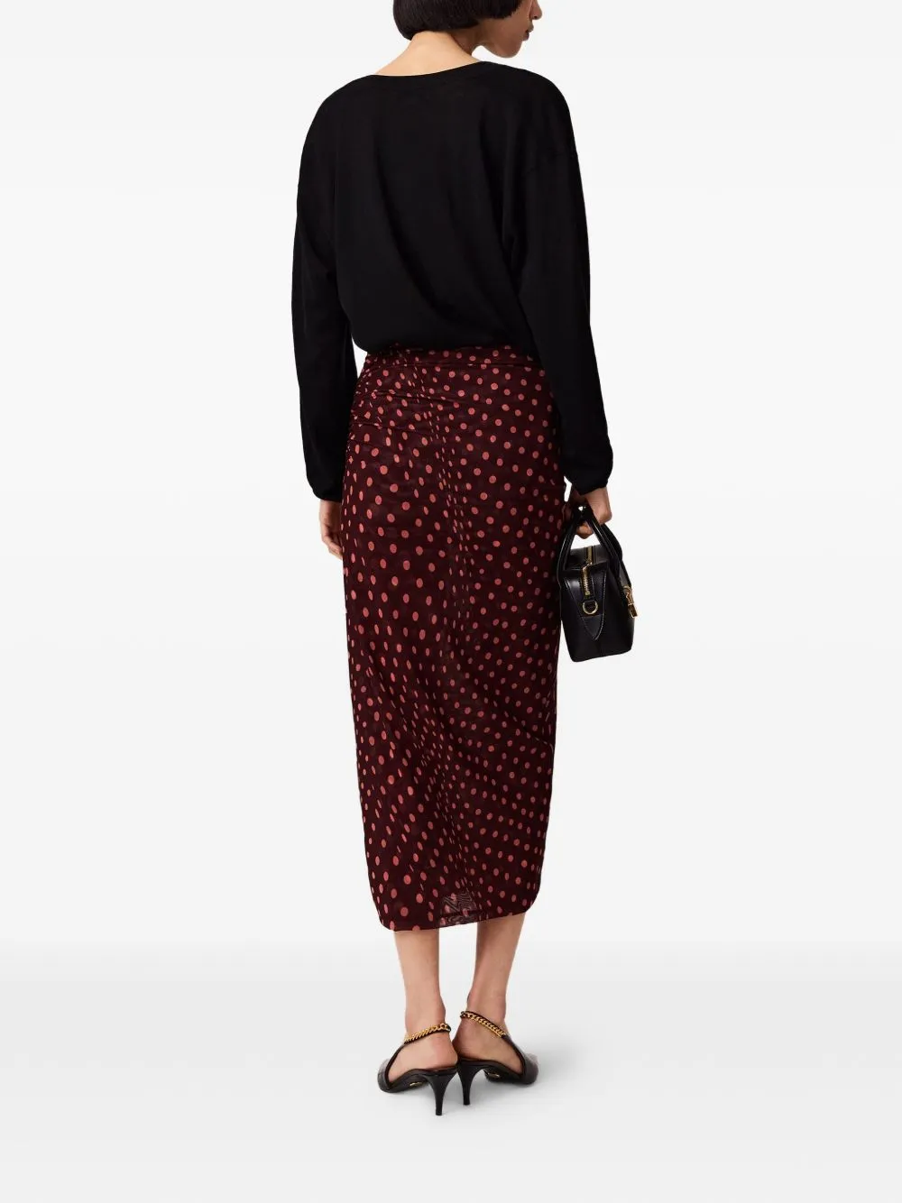Polka Dot Long Skirt sold by Wanan Luxury product image thumbnail 4