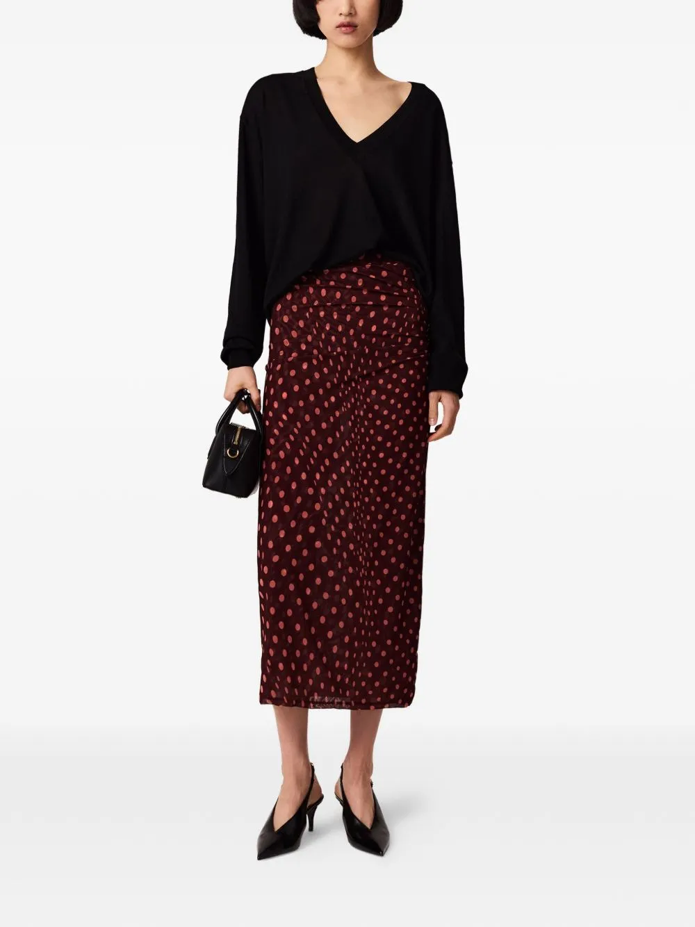 Polka Dot Long Skirt sold by Wanan Luxury product image thumbnail 5