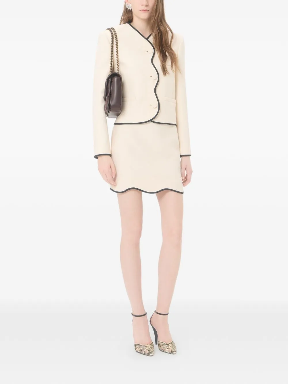 Wool And Silk Blend Skirt sold by Wanan Luxury product image thumbnail 4