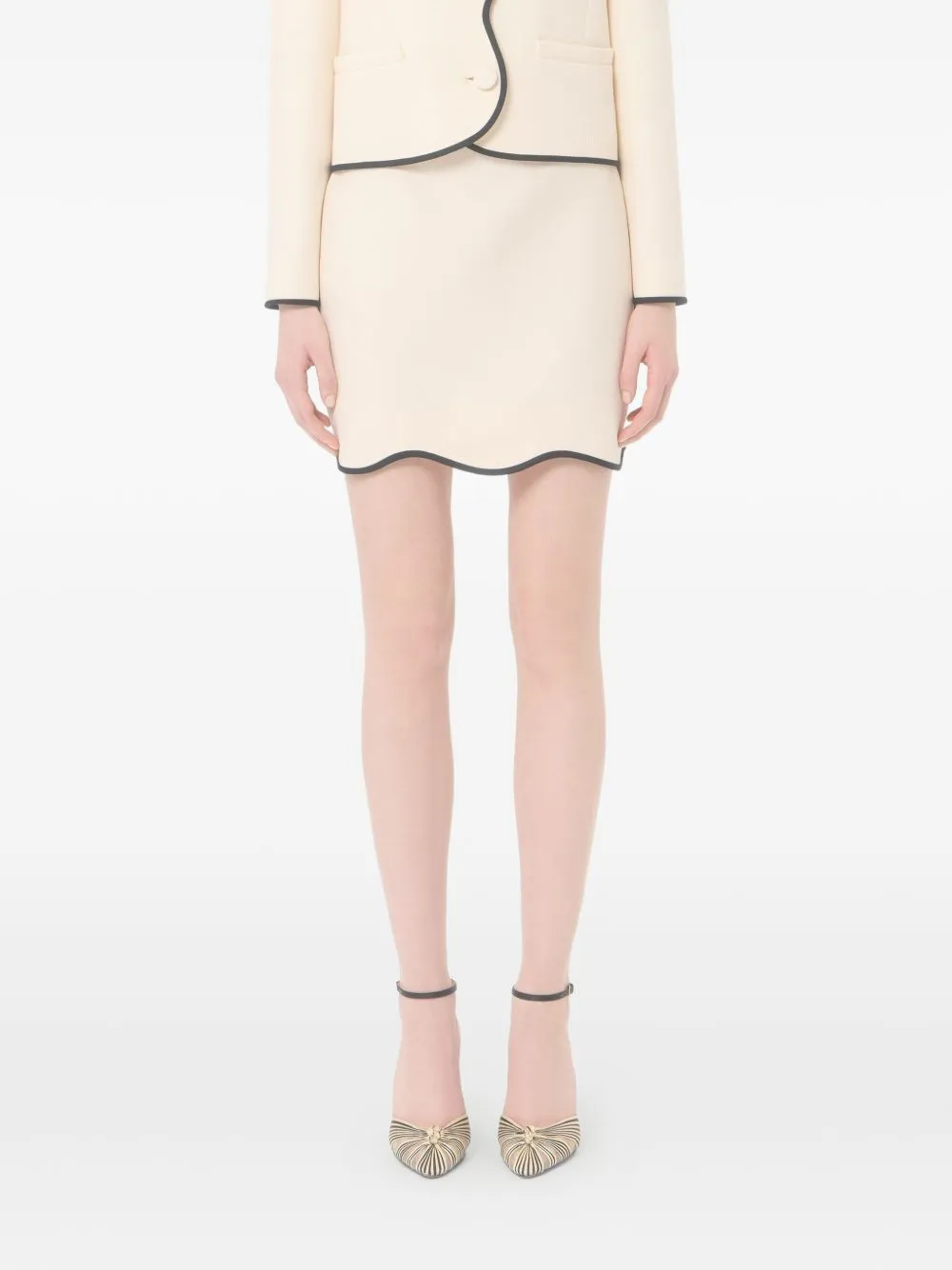 Wool And Silk Blend Skirt sold by Wanan Luxury product image thumbnail 2