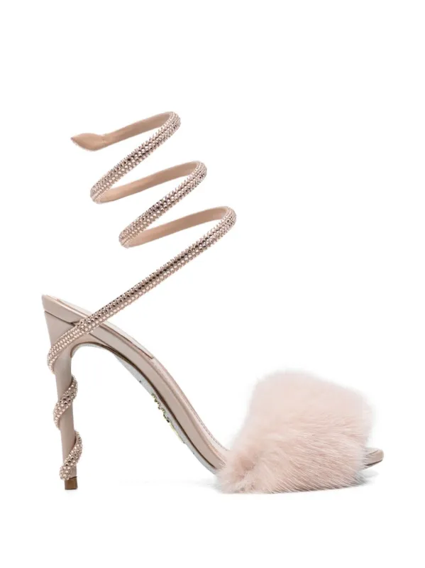 Sandals Pink made by Rene Caovilla