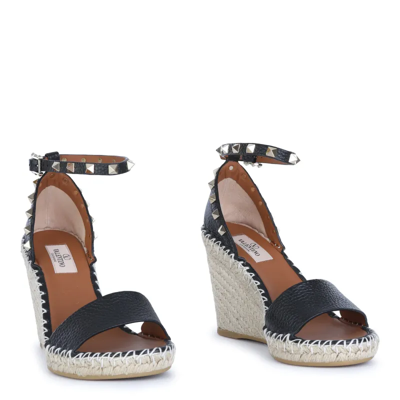 Flat Shoes Nero/Light Cuir/Naturale made by Valentino Garavani
