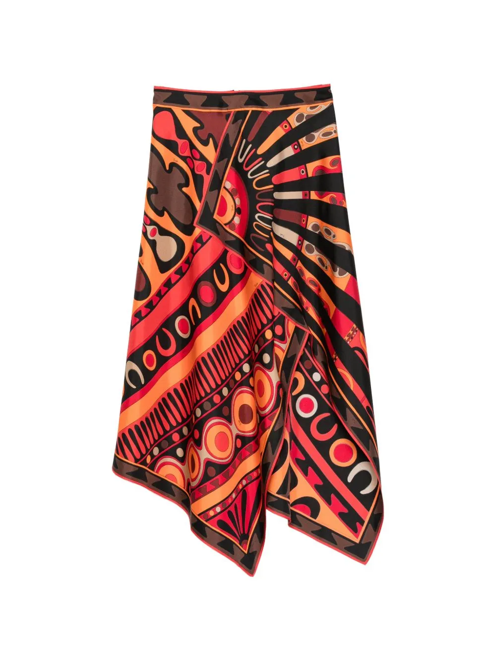 Printed Silk Skirt sold by Wanan Luxury