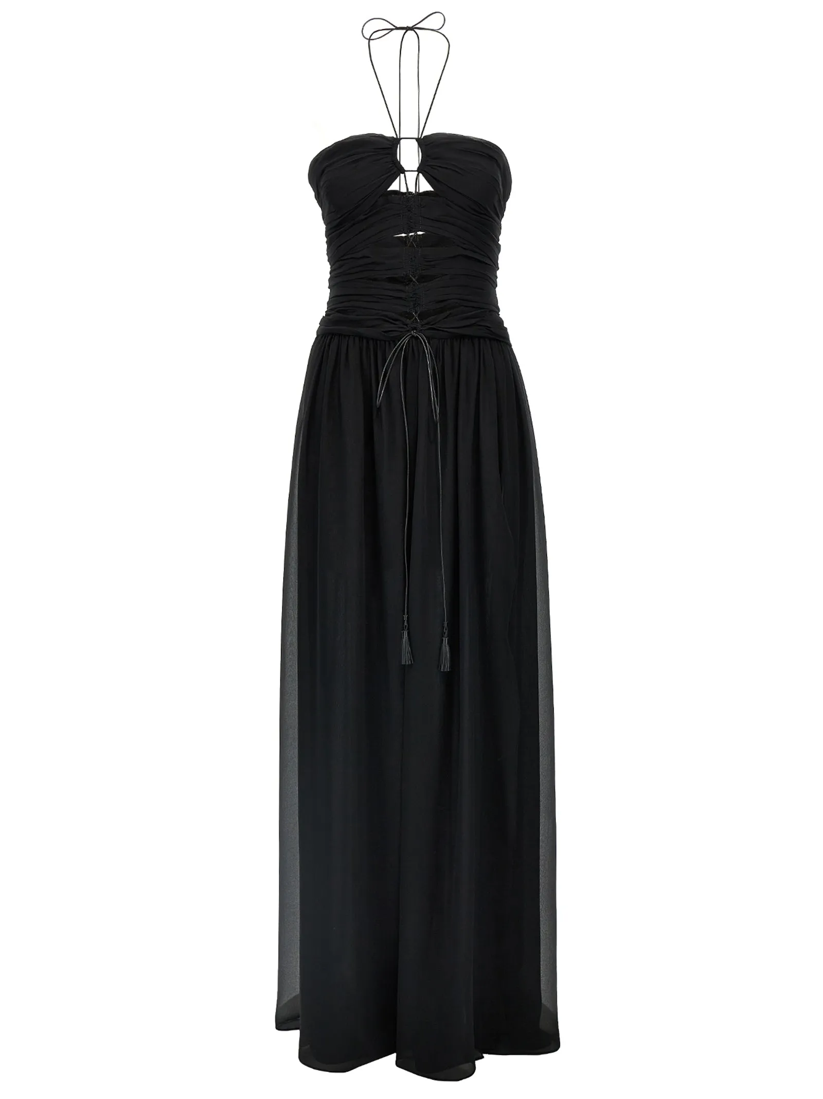 Silk Dress Dresses Black sold by Wanan Luxury