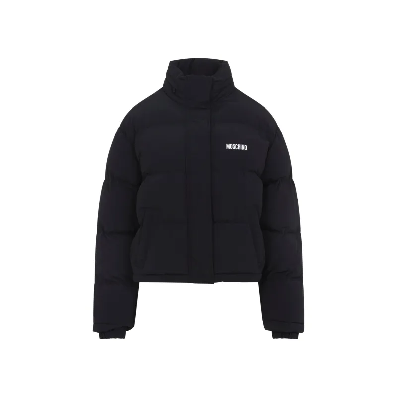 Down Jackets Black made by Moschino