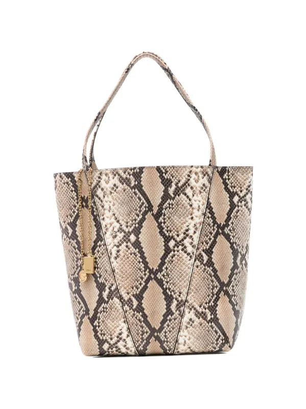 Chloé Spin Leather Tote Bag made by Chloe