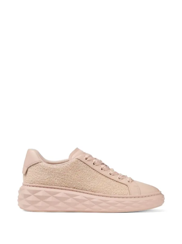 Diamond Leather Sneakers made by Jimmy Choo