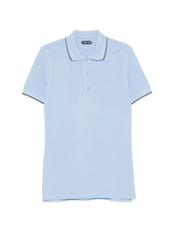 Piquet Cotton Polo Shirt made by Tom Ford
