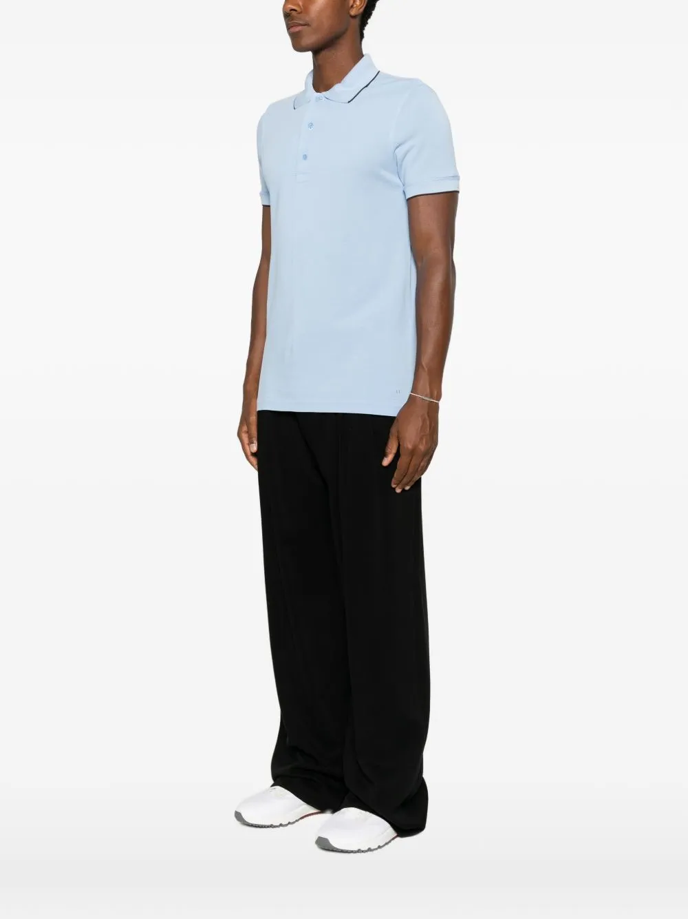 Piquet Cotton Polo Shirt sold by Wanan Luxury product image thumbnail 5